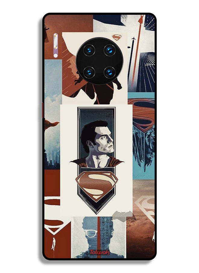 Tolwak - Huawei Mate 30 Pro 5G Protective Case Cover Superman Art - Image 1