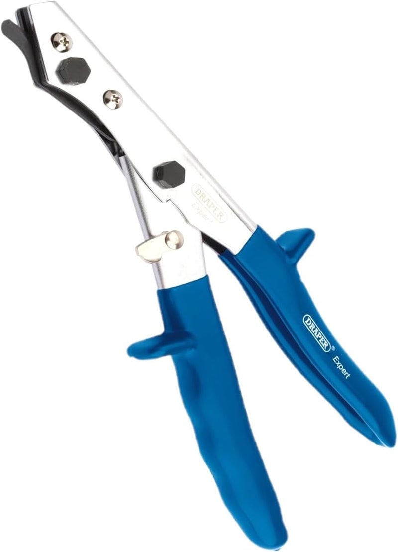 Draper 35748 Expert Hand Nibbler for Metal Sheet, Plastic,Blue,250 mm - Image 4