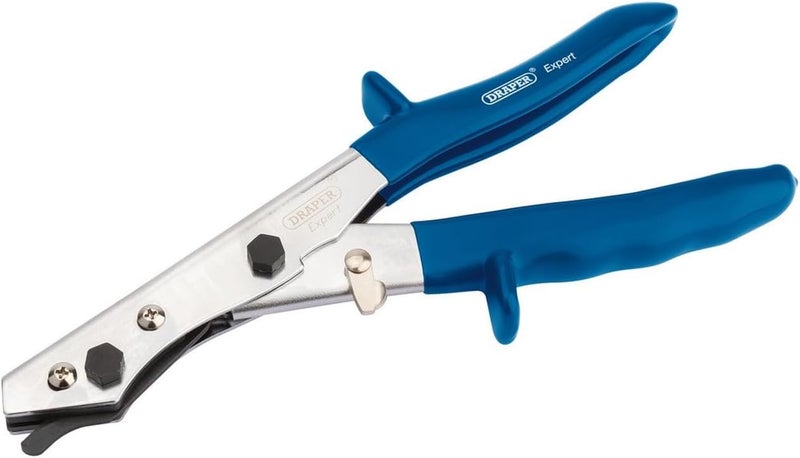 Draper 35748 Expert Hand Nibbler for Metal Sheet, Plastic,Blue,250 mm - Image 2