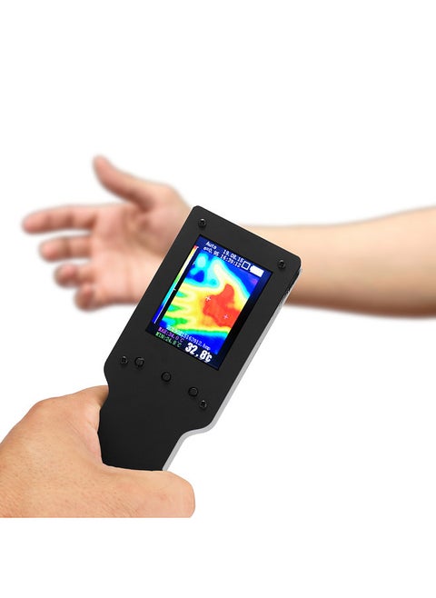 2.4 Inch Digital LCD Display Screen Portable Handheld Infrared Thermal Imager Thermal Imaging Camera Thermometer Measurement Instrument Multipurpose Detection Tool