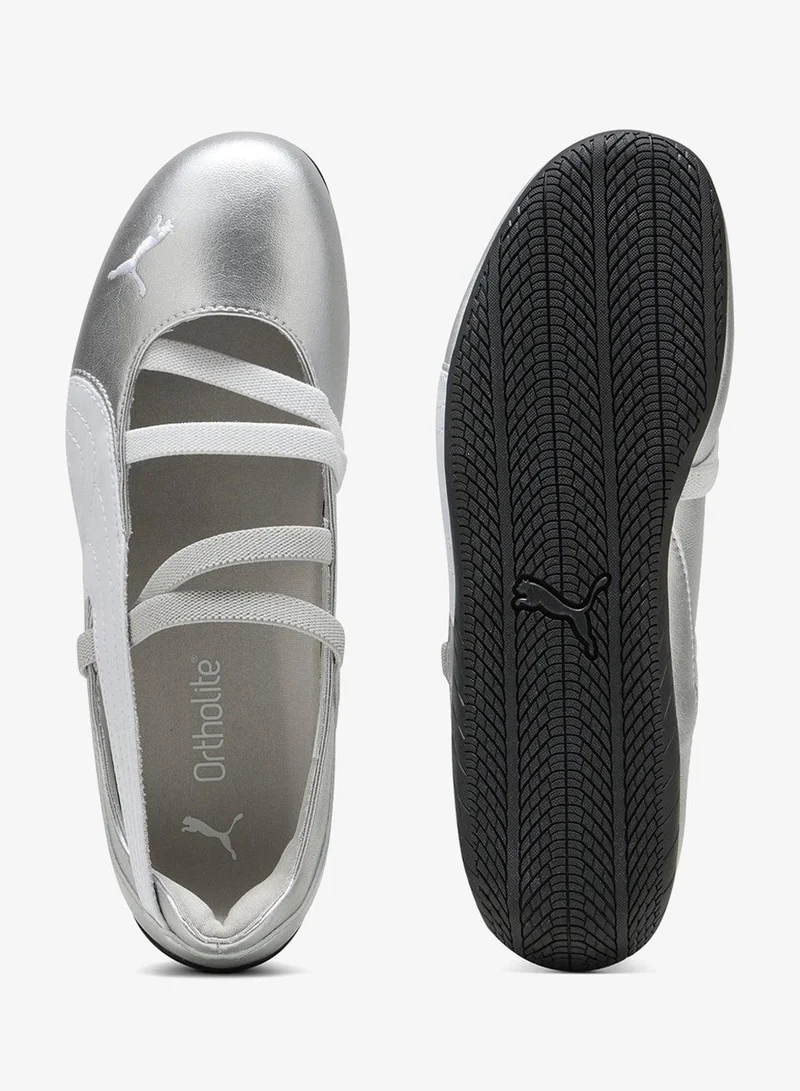 Puma PUMA Silver-PUMA White Speedcat Ballet Metallic for Women | Best Price UAE