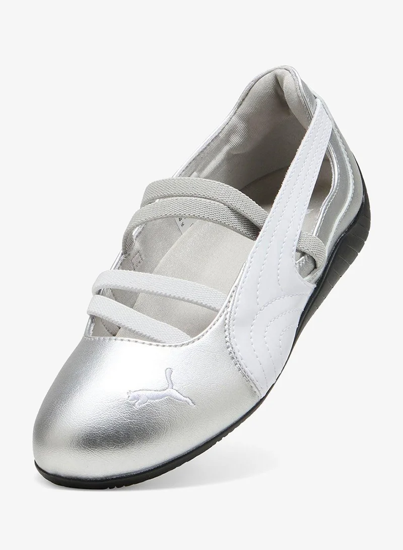 Puma PUMA Silver-PUMA White Speedcat Ballet Metallic for Women | Best Price UAE