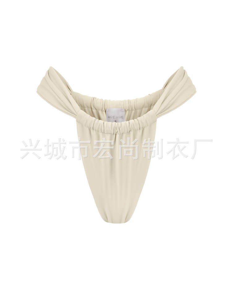 Women'S Swimming Trunks Briefs Low Waist Breathable Solid Color High-End Women'S Trousers - Image 1