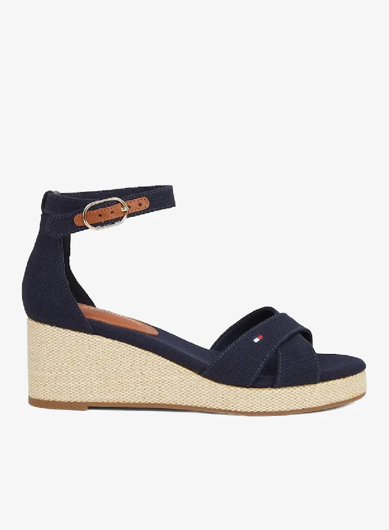 Criss-Cros Mid Wedge Espadrilles