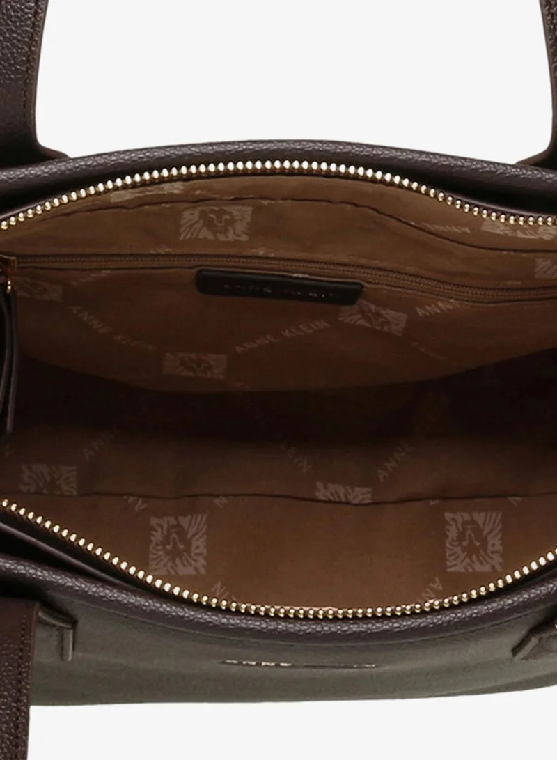 ANNE KLEIN  Anne Klein Logo Detail Zippered Tote Bag for Women | Best Price UAE