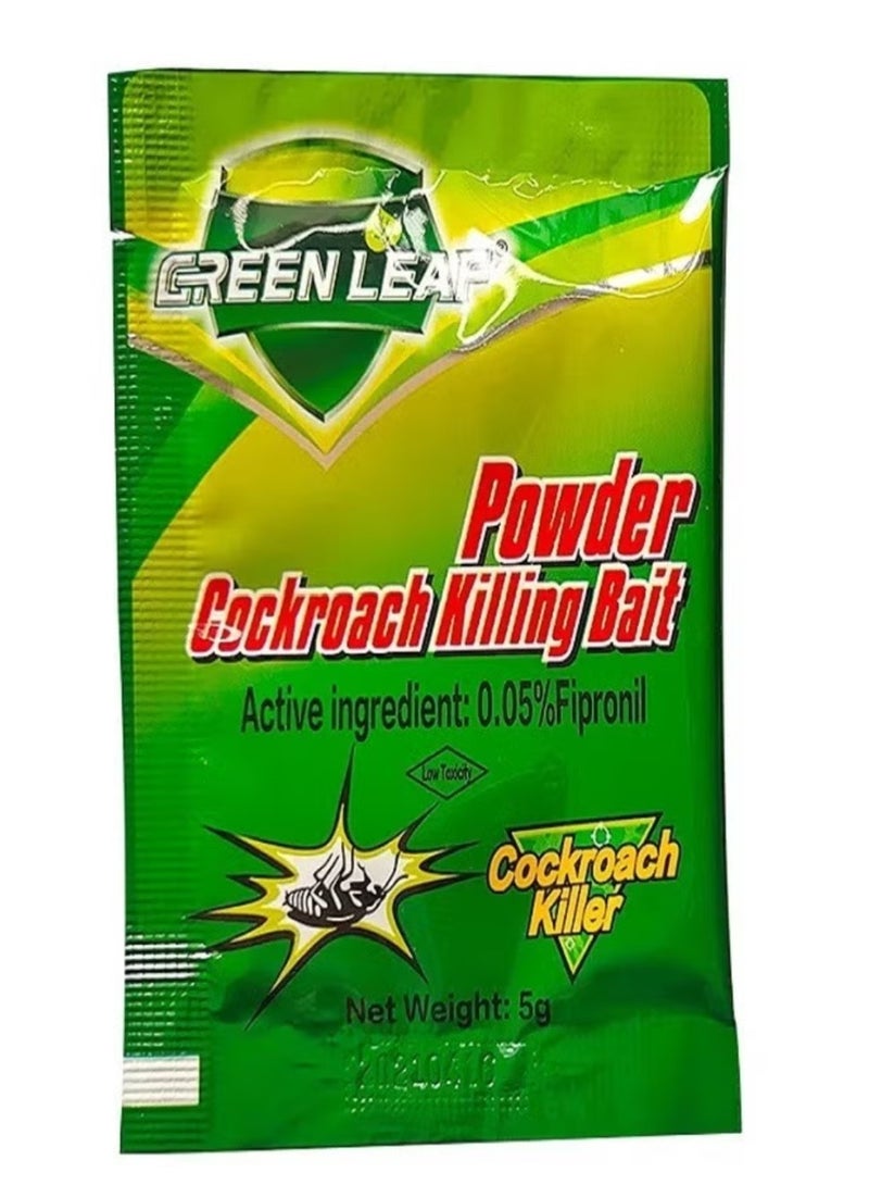 Green Leaf 50 عبوة من مسحوق طُعم قتل الصراصير - Image 1