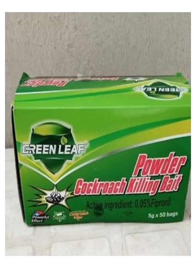 Green Leaf 50 عبوة من مسحوق طُعم قتل الصراصير - Image 2