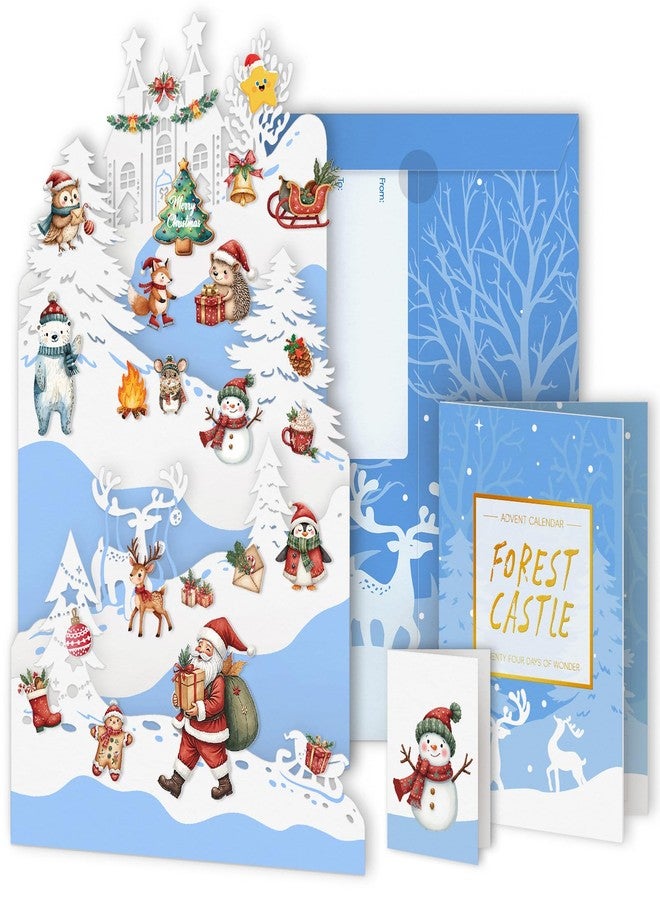 WhatSign Woodland Advent Calendar 2025 - Christmas Countdown Calendar Winter Woodland Wonderland 24 Days Till Xmas for Women Kids Adult Teen Girls - Image 1