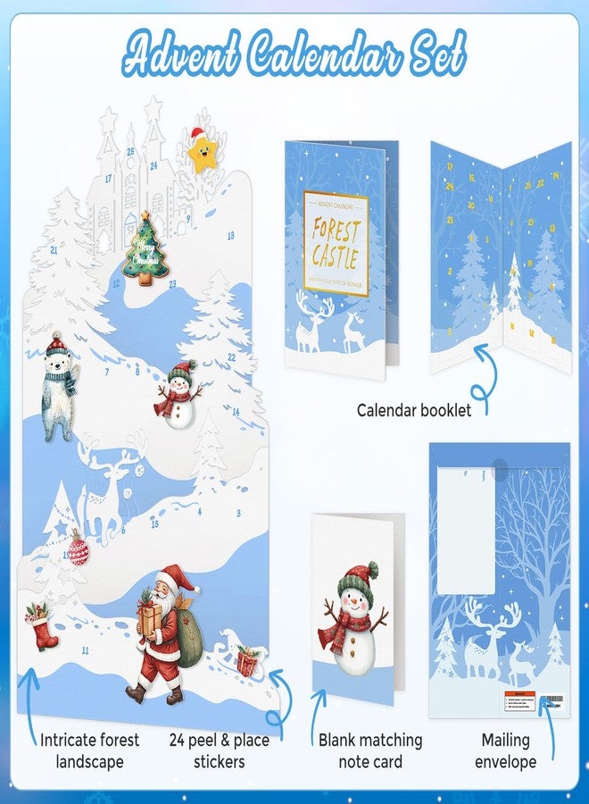 WhatSign Woodland Advent Calendar 2025 - Christmas Countdown Calendar Winter Woodland Wonderland 24 Days Till Xmas for Women Kids Adult Teen Girls - Image 3