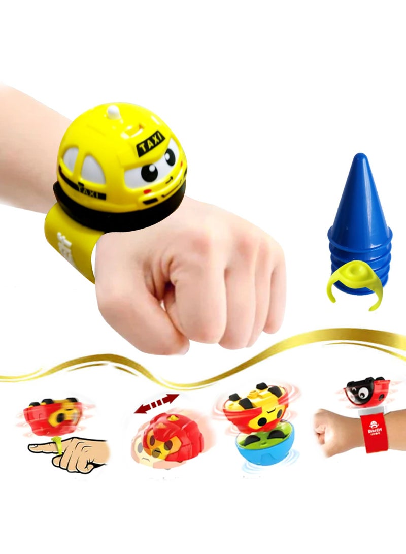 CMGTYYD Fidget Spinner and Wristwatch DIY Creative spinning top toy rotate on finger ring & cone - Gift for kids - Makes your Christmas, birthday special - Image 1