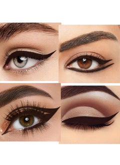SELINE GIRL Eyeliner Gel Makeup Black Eye liner Pen Matte Waterproof Eyeliner Pencil Quick Drying Eye liner Gel Stick Eye Makeup Long Lasting, Easy To Use, Eye Makeup For Women (Brown)  - Image 5