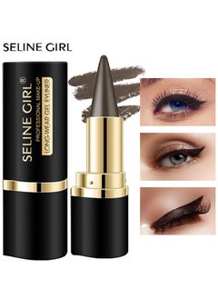 SELINE GIRL Eyeliner Gel Makeup Black Eye liner Pen Matte Waterproof Eyeliner Pencil Quick Drying Eye liner Gel Stick Eye Makeup Long Lasting, Easy To Use, Eye Makeup For Women (Brown)  - Image 1