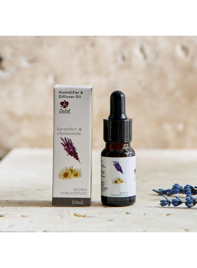 هوم بوكس Orchid Lavender and Chamomile Aroma Concentrate Humidifier and Diffuser Oil - 10 ml