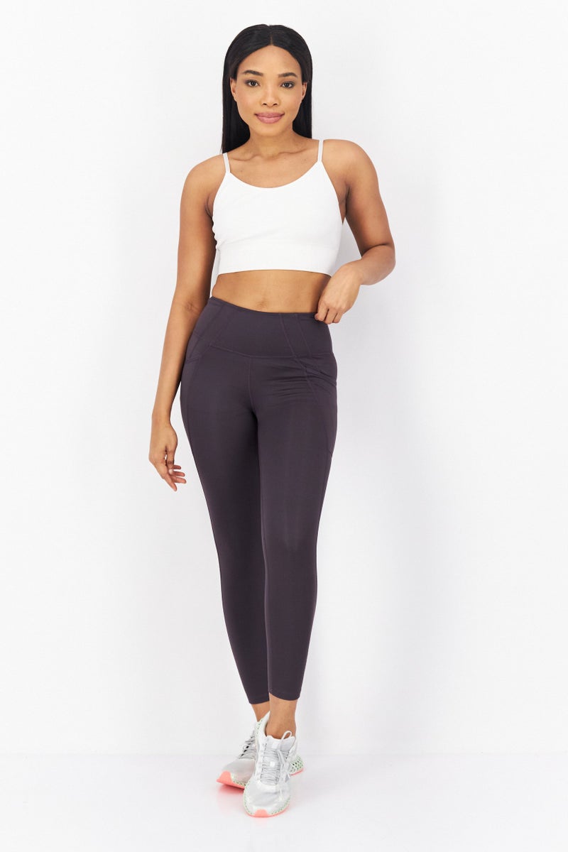 New Balance Women Sportswear Fit Training 7/8 Tights, Light Purple - Image 3