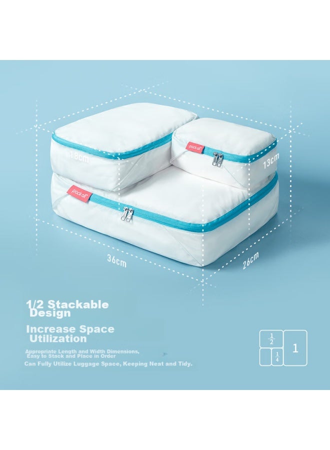 Pack All Travel Storage Bag Set, Luggage Organizer, Portable Clothes Storage Bag, Three-piece Set, Lightweight Version - Image 5