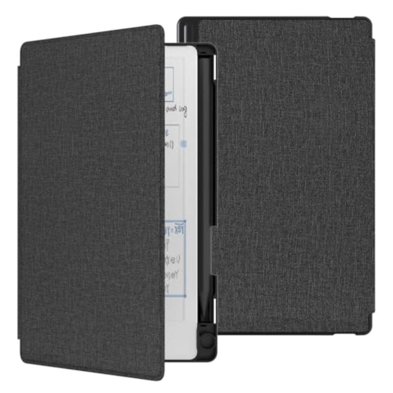 حافظة Zuooiec لـ reMarkable Paper Pro Move 7.3" 2025، غطاء خلفي صلب نحيف وغطاء حماية للكتاب مع حامل قلم مدمج لتحريك الورق الرائع، النوم/الاستيقاظ التلقائي (أسود) - Image 1