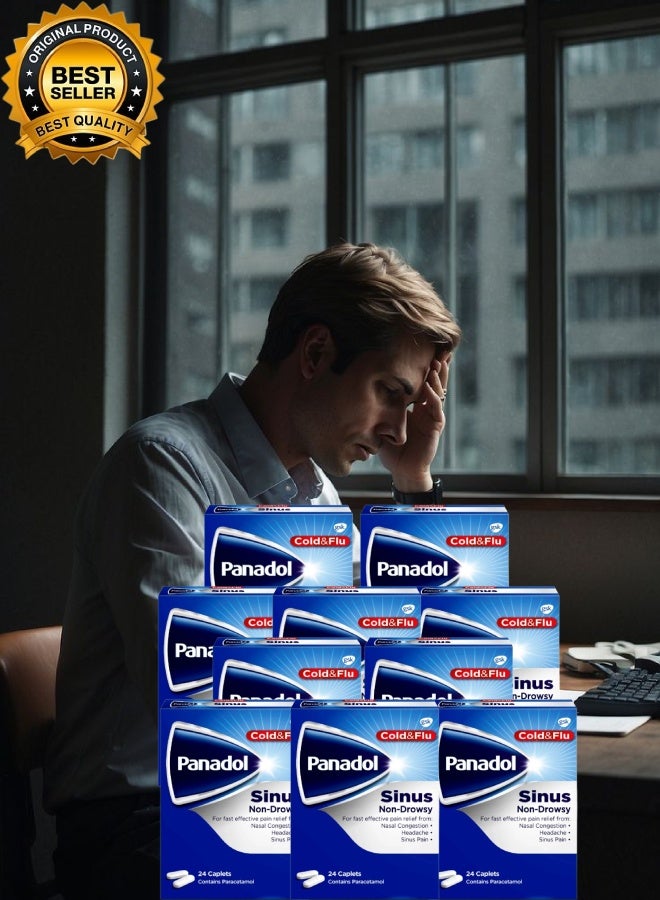 Panadol 10 Pieces Panadol Cold & Flu Sinus 24 Caplets - Image 1