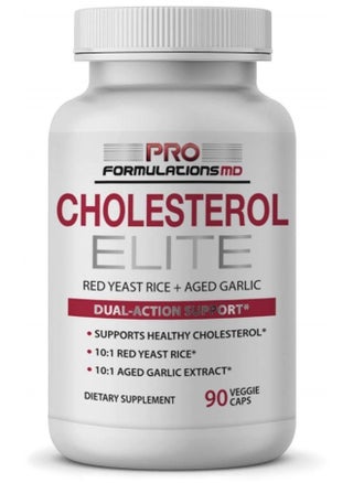 Cholesterol Elite – Dual Action Cholesterol Support – 90 vcaps – Powered by Red Yeast Rice (10:1) & Aged Garlic Extract (10:1) – Enhanced with Inositol & Artichoke Extract - pzsku/Z7CA7001EB3D16DB90CDFZ/45/_/1687912300/0783de9a-28d6-402d-8b55-80ed36d4f3f6