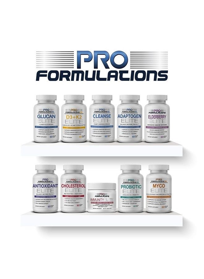 Pro Formulations MD Cholesterol Elite – Dual Action Cholesterol Support – 90 vcaps – Powered by Red Yeast Rice (10:1) & Aged Garlic Extract (10:1) – Enhanced with Inositol & Artichoke Extract  - Image 3