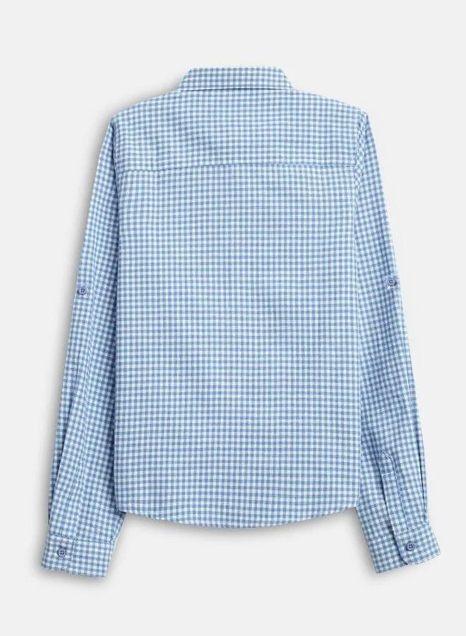 Bonkids Boy's Multicolour 100% Cotton Printed Regular Fit Shirt