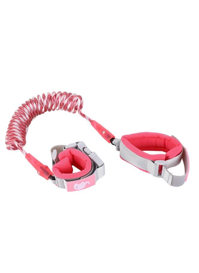 Thoraya Children Security Bracelet Multi Functional Reflective Wristband Leash Harness for Outdoor Rose Red 6.6ft (Reflective With Lock)  - Image 5