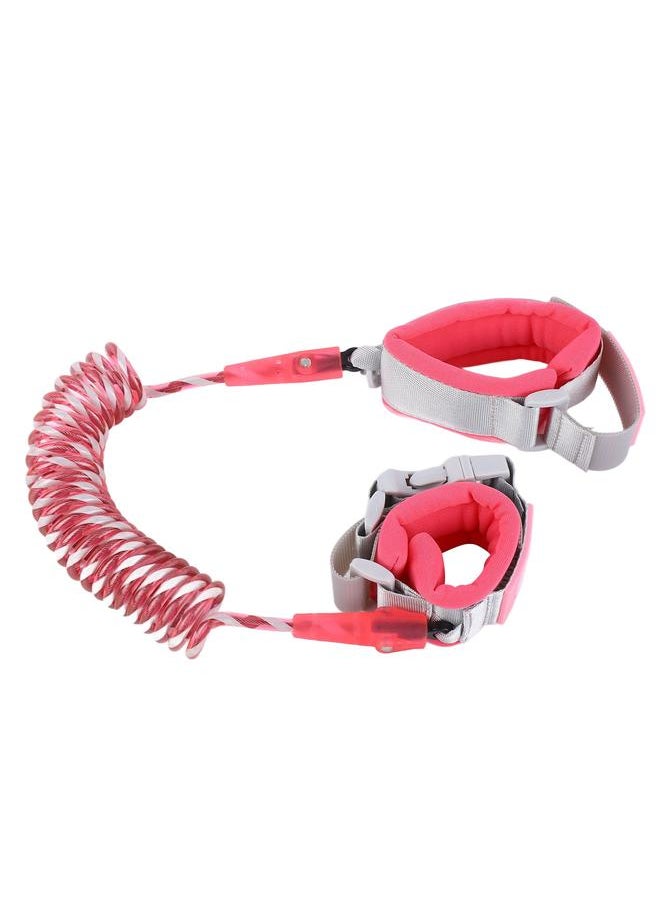 Thoraya Children Security Bracelet Multi Functional Reflective Wristband Leash Harness for Outdoor Rose Red 6.6ft (Reflective With Lock)  - Image 4