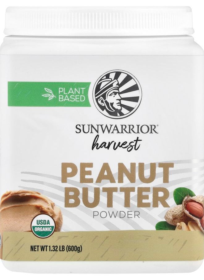 Sunwarrior Harvest Peanut Butter Powder 1.32 lb (600 g) 