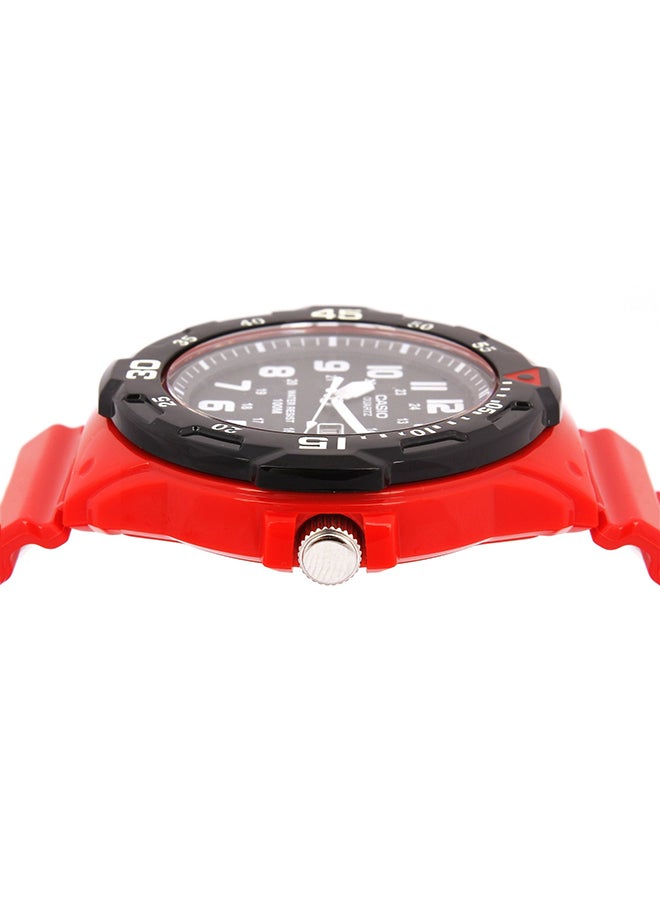 CASIO Men Water Resistant Analog Watch MRW-200HC-4BVEF - 45 mm - Red - Image 3