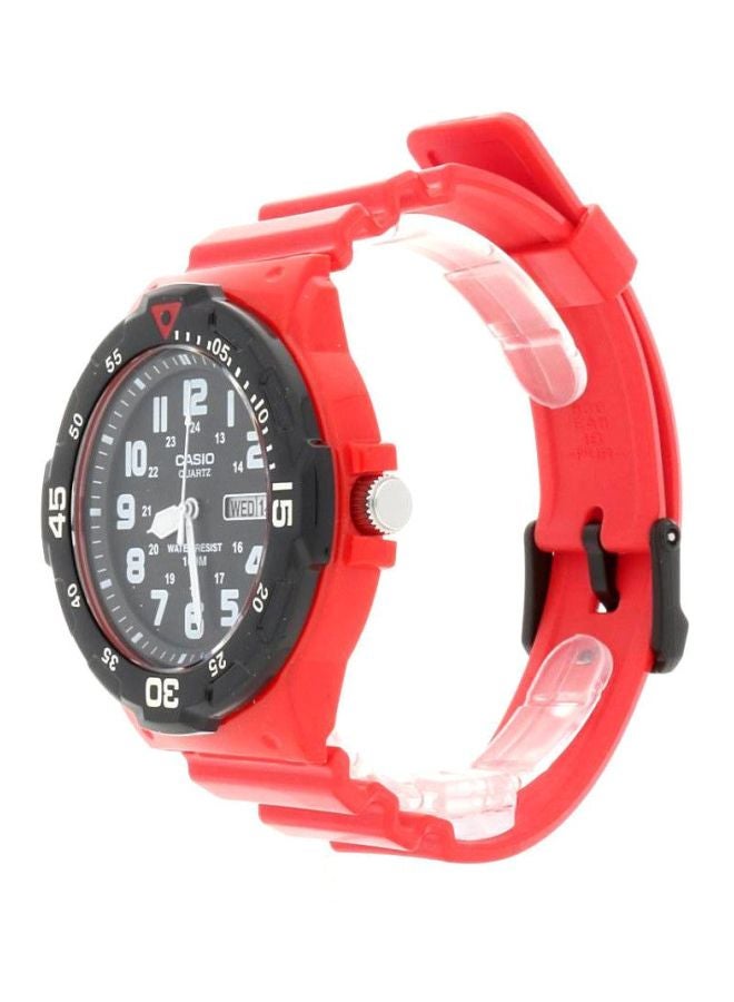 CASIO Men Water Resistant Analog Watch MRW-200HC-4BVEF - 45 mm - Red - Image 5