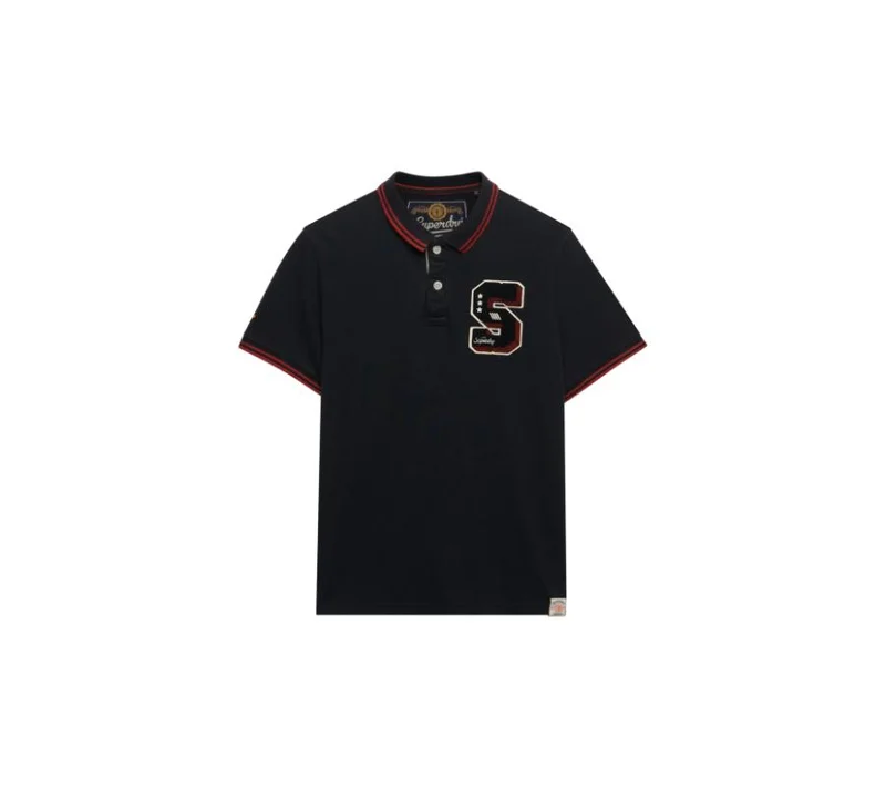 سوبر دراي Vintage Athletic Patch Polo Shirt