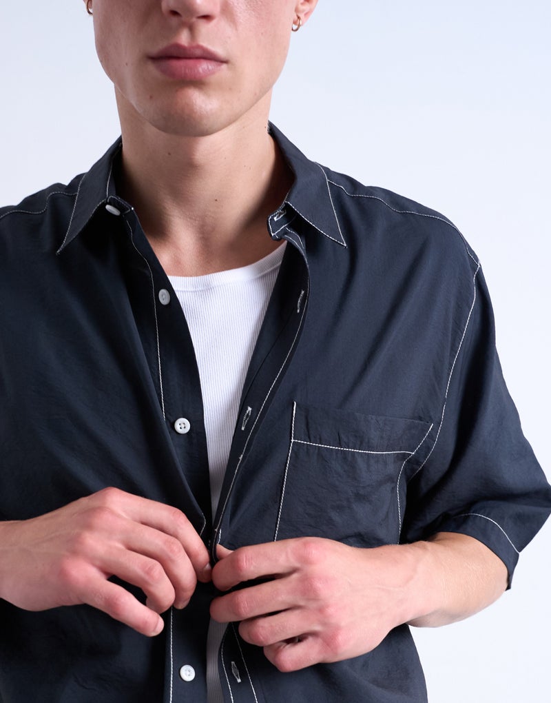 TOPMAN Casual Relaxed Fit Shirt - Image 3