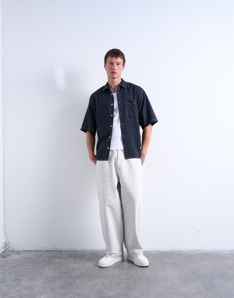 TOPMAN Casual Relaxed Fit Shirt - Image 5