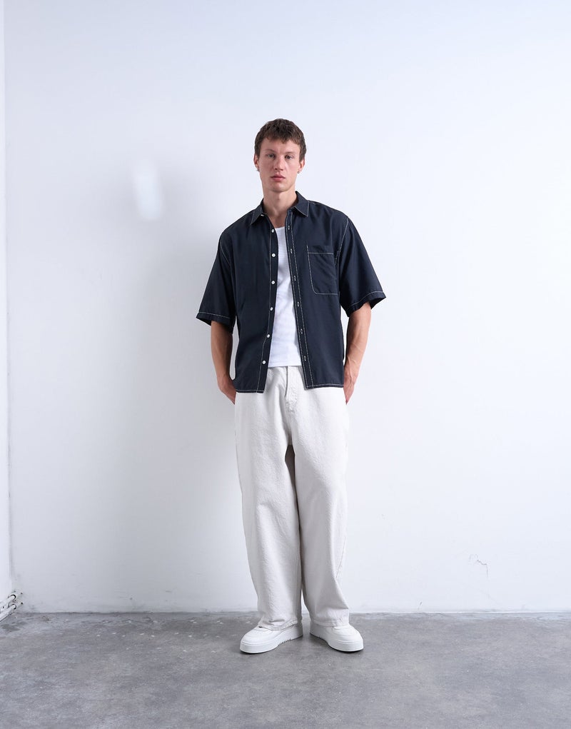 TOPMAN Casual Relaxed Fit Shirt - Image 5