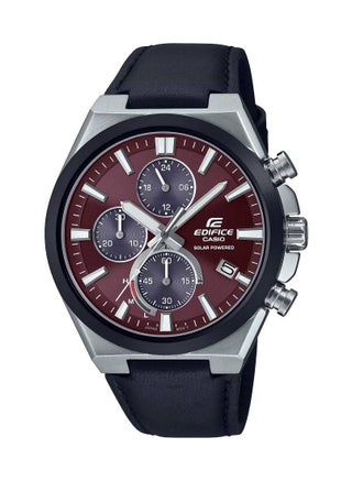Men's Chronograph Round Shape Leather Wrist Watch EQS-950BL-5AVUDF - 44 Mm - pzsku/Z7CA77CCEDBACBB8AB0D9Z/45/_/1713348258/5e11a9b4-171a-4a7f-a19a-2419fc4708c9