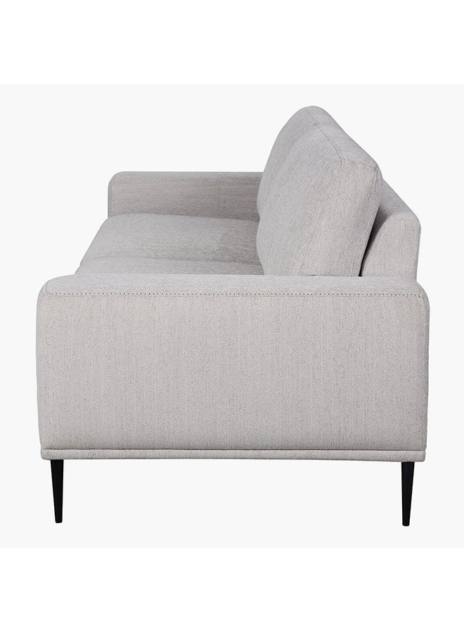 Home Box Baron 3-Seater Fabric Sofa 93 x 82 x 212 cm - Image 4