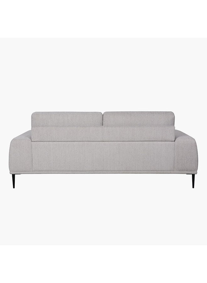 Home Box Baron 3-Seater Fabric Sofa 93 x 82 x 212 cm - Image 5