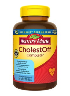 Nature Made Cholestoff Complete Dietary Supplement For Heart Health Support 120 Softgels 20 Day Supply  - Image 1