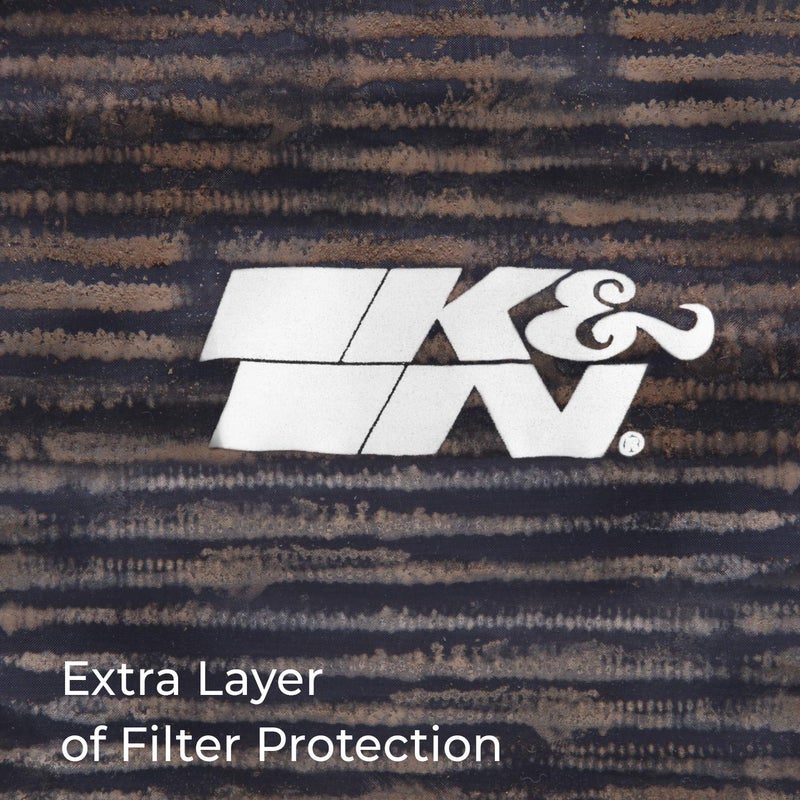K+N K&N RX-4990DR Red Drycharger Filter Wrap - For Your K&N 57S-9500 Filter  - Image 4