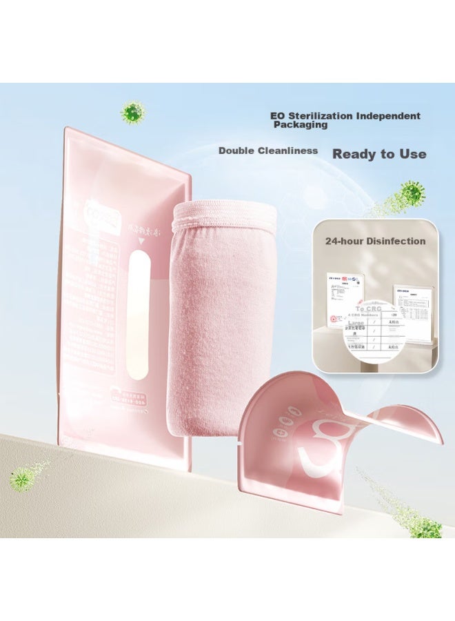 Free Go Freego Disposable Women's Underwear, Pure Cotton, Individually Wrapped, 10 Pieces, Colorful, Daily Use, For Travel, Business Trips, Pregnant Women, Postpartum Women, Sterilized, 2XL Size - Image 3