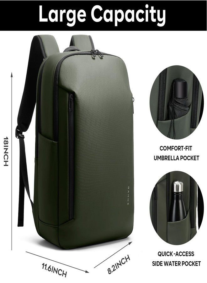 بانجي حقيبة ظهر للسفر للكمبيوتر المحمول من تصميم بانج، 3057 أخضر، كبيرة، للسفر - Image 4