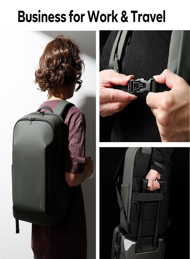 بانجي حقيبة ظهر للسفر للكمبيوتر المحمول من تصميم بانج، 3057 أخضر، كبيرة، للسفر - Image 2