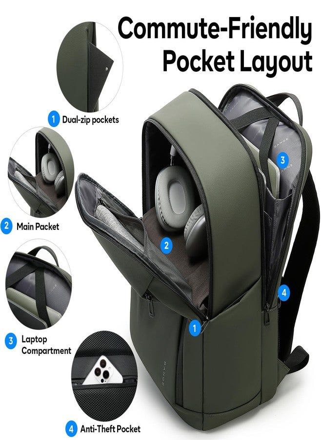 بانجي حقيبة ظهر للسفر للكمبيوتر المحمول من تصميم بانج، 3057 أخضر، كبيرة، للسفر - Image 3