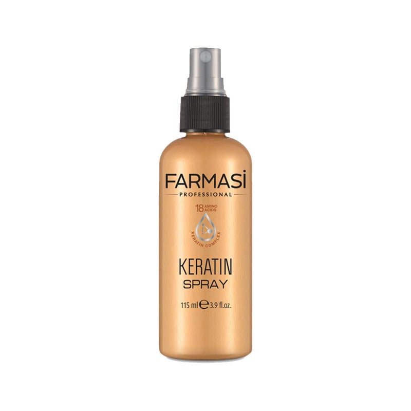 FARMASI Keratin Hair Spray, Thickening Spray for Repair & Shine, Volume, Styling Rejuvinating Formula For Damaged Hair, 3.9 fl. oz - Image 1