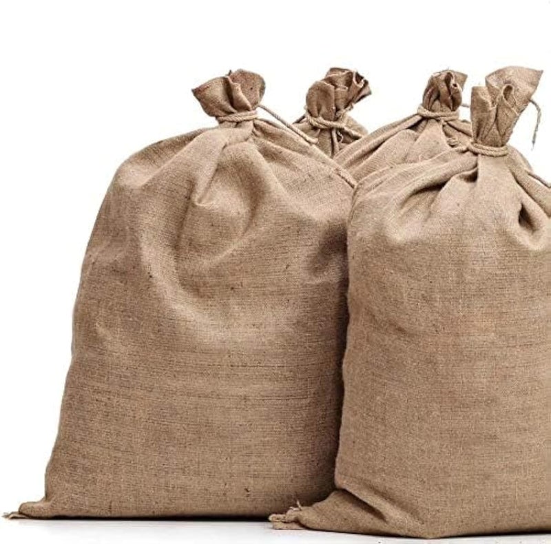 Sandbaggy Sandbaggy Burlap Bags for Vegetables  Gardening 22 X 36 Burlap Sacks Perfect for Kids  Plant Covers  Holds Up to 50lbs  Food Grade Pack of 10 