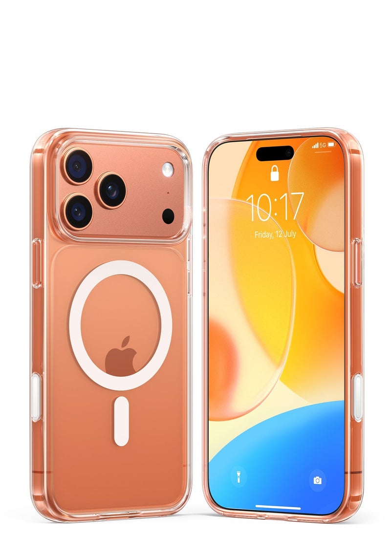 TORRAS iPhone 17 Pro Max Clear Case & Screen Protector Bundle – MagSafe Magnetic, Military-Grade Shockproof, 9H+ Tempered Glass, Bubble-Free, Anti-Yellow - Image 3