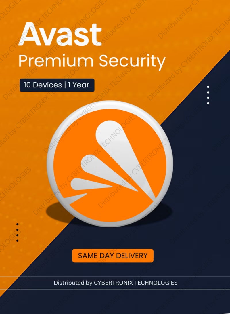Avast Premium Security Multi-Device - 10 أجهزة لمدة عام واحد
