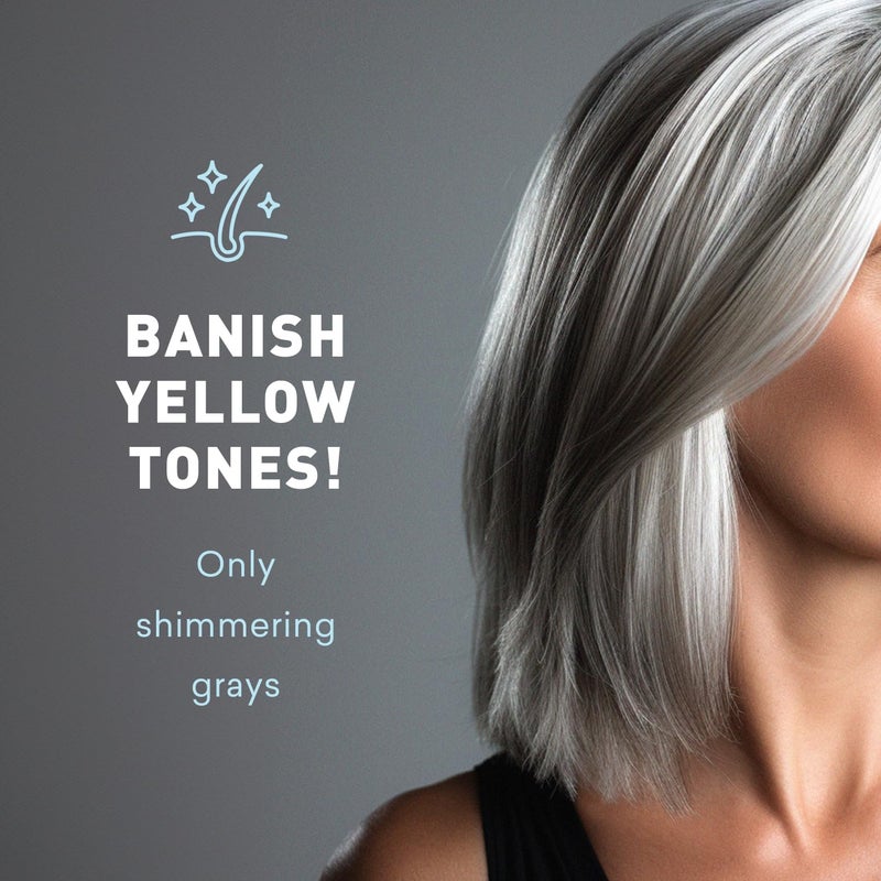 Just Nutritive Gray Hair Shampoo | Gray Hair Treatment | Just Natural Hair Care | Natural Shampoo 16 Oz - Image 5