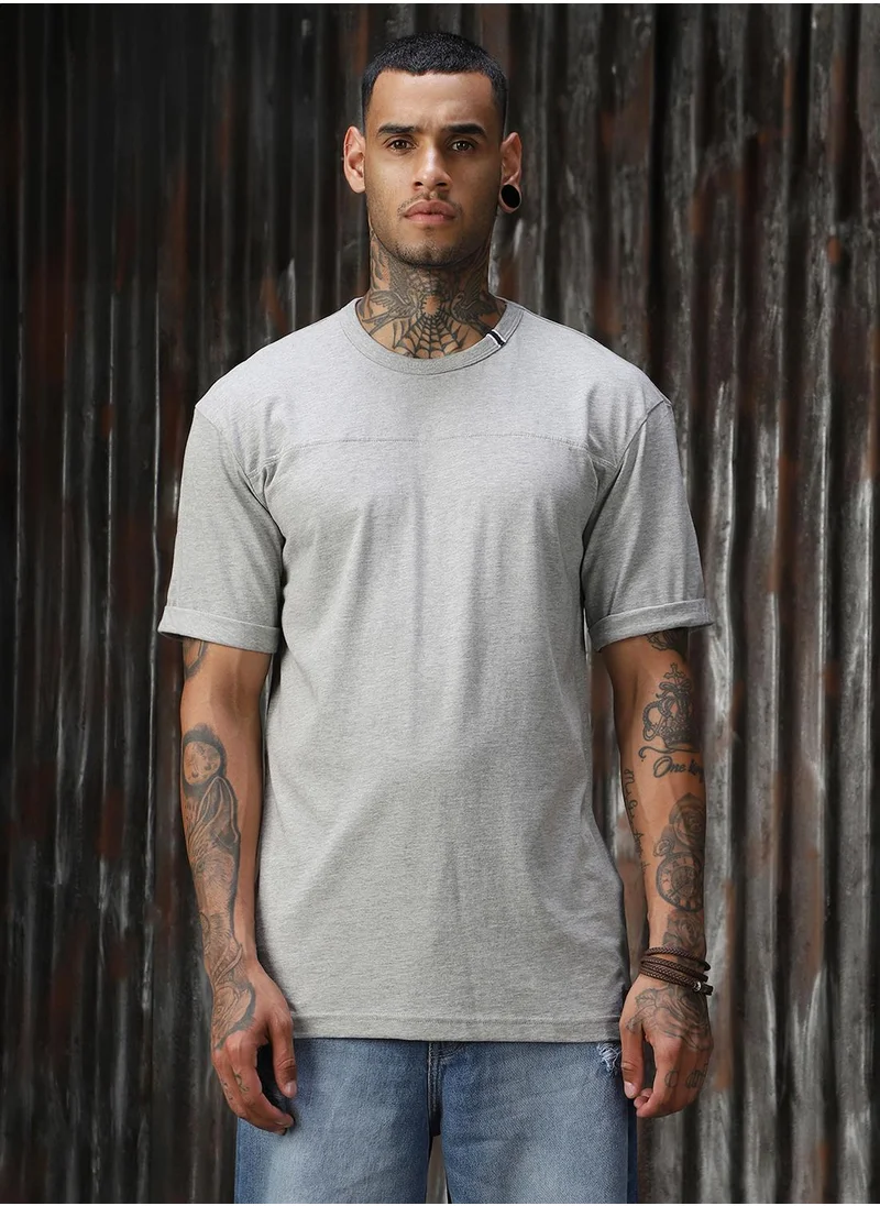 HIGH STAR Men Grey Tshirts