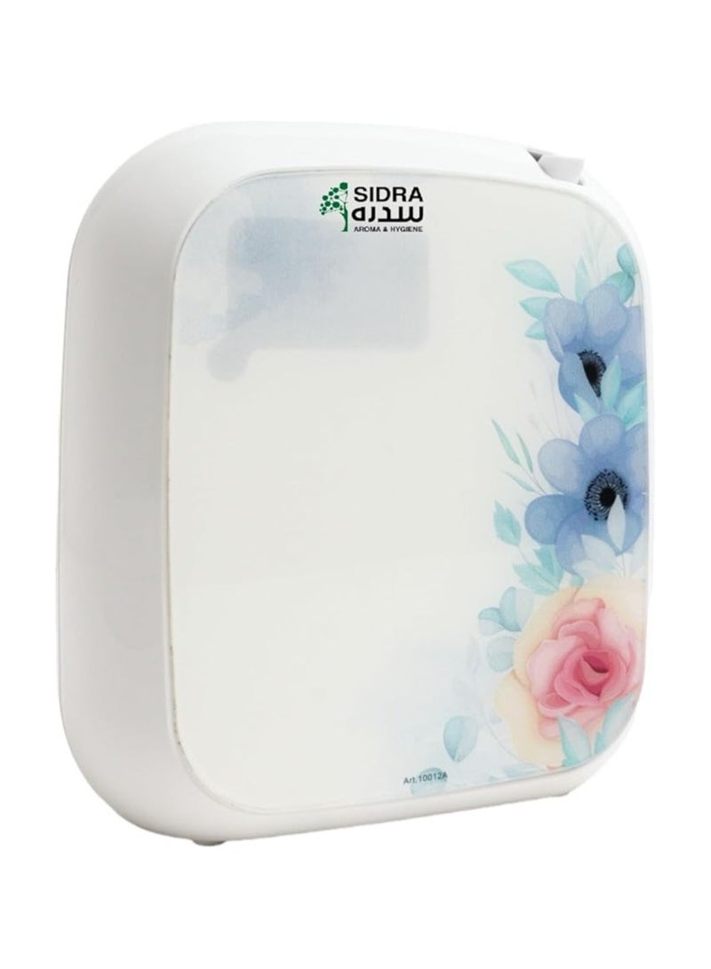Sidra Air Freshener, 150ml Oil Bottle, 75m2 Area, 8W Power, USB & Battery Operated, Silent, Wall-Mountable, Slim Design, APP Control 