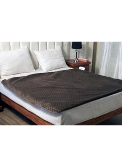 Warmland Warmland Gold Range Digital Electric Bed WarmerBlanket 30X60 Single with Digital Remote1 to 12 Hr AutoManual Cutoff Digital Display Temp Control 5 Year Replacement Warranty Coffee  - Image 1